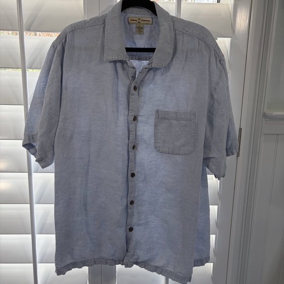 Tommy Bahama Other - Tommy Bahama Light Blue Casual Beachy Button Down Shirt